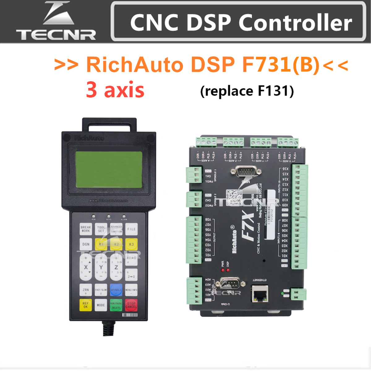 RichAuto DSP F731 Sistem Kontr - Richauto A11 Dsp Controller 3 Axis ulasan dan harga